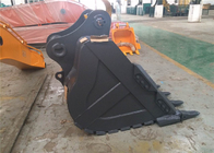 Highly Wearable Excavator Digging Bucket For Loading The Tough Rock 3 Month Warranty
