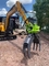 25-30T excavatrice durable Hydraulic Log Grapple pour le CAT de SANY DOOSAN KOMATSU