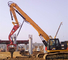 20ton l'excavatrice Pile Driving Boom arment Q355B Q690D 12m pour CAT Case Hitachi