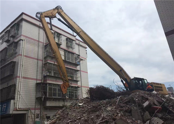 Boom de démolition d'excavatrice du chat 349 de Caterpillar pour le retrait de Chambre 24 mètres