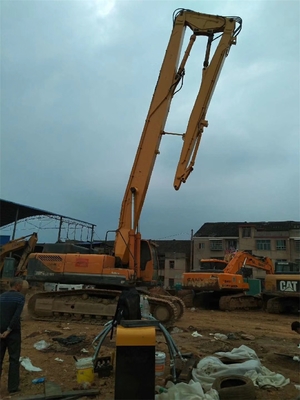 Excavatrice Long Reach, longue excavatrice de boom de démolition de portée de la certification 23M Q355B de la CE haute de boom de 385 Hyundai