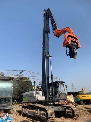 Excavatrice vigoureuse pratique Sheet Pile Driver, marteau de pile vibratoire épaissi