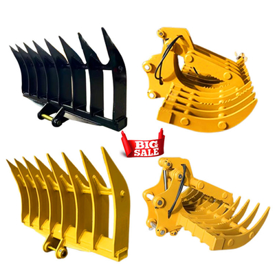 Râteau de haute qualité de racine pour l'excavatrice de Hitachi Ex60, OEM Mini Digger Rake Bucket