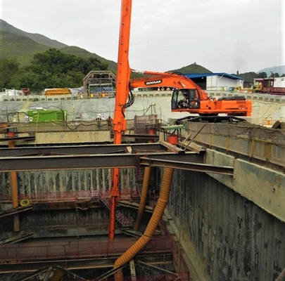 l'excavatrice Telescopic Arm, long bras de 30M de la portée CAT345 s'étendent et dessinent de retour