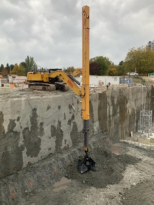 Excavatrice de descente Telescopic Arm 10m de Constrction 20ton de puits creusant la profondeur