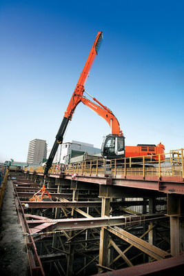 Bras télescopique d'excavatrice escamotable de construction pour Hitachi ZX330 Volvo EC480