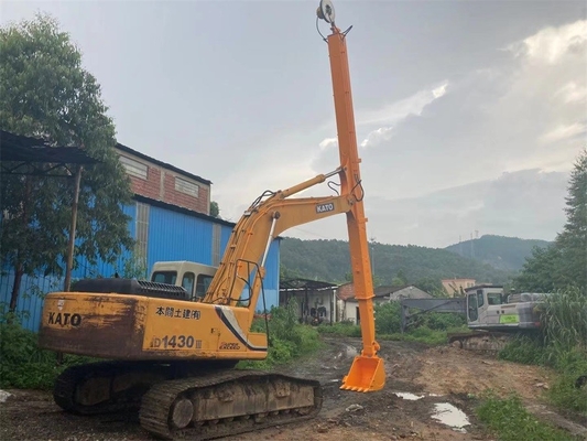 10-36 Ton Excavator Telescopic Boom et bras 25 mètres de lutte contre l'érosion pour Hitachi KOMATSU Kobelco Doosan