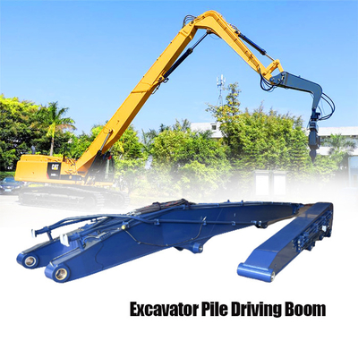 Excavatrice côtière Pile Driving Boom 2.3mx1.6mx2.2m 7,5 tonnes de 400RPM pour CAT Kobelco