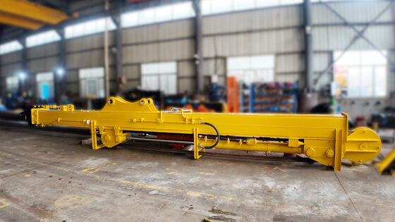 25M Excavator Three Section Telescopic Sliding Arm Construction Machinery Attachment