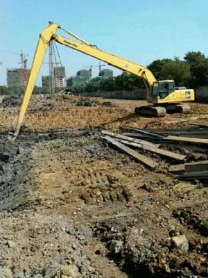 boom de portée de long de bras de l'excavatrice pc130 long de l'excavatrice trois de sections bras de démolition