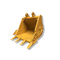 Matériel de la couleur Q355B de Rock Bucket Yellow d'excavatrice de CAT320 0.7m3