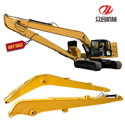 Portée personnalisée de l'excavateur à longue portée, OEM ODM 8-30 mètres bras de rampe étendu pour CAT Hitachi 6-120 tonnes Excavator Long Arms