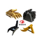 Excavatrice mécanique Hydraulic Thumb, seau de Graptor pour PC200 CAT320 ZX200