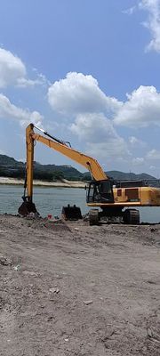 Flèche de longue portée d'excavatrice de dragage de rivière pour Hitachi  Doosan  SANY Kobelco
