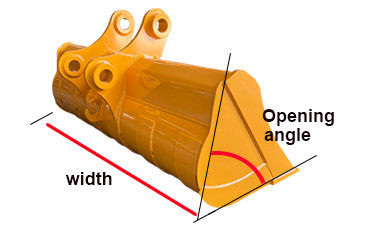 312 excavatrice Narrow Trenching Bucket, PC60 excavatrice Mud Bucket