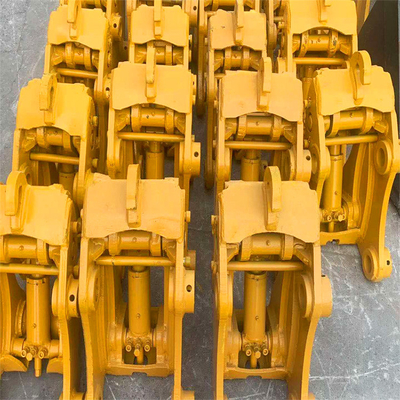 Excavateur sécurisé très efficace accouplement rapide, accrochage rapide hydraulique avec broches pour chat hitachi komatsu sanny