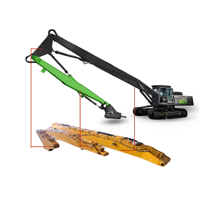 Flèche de démolition de haute qualité pour excavatrice de démolition à grande portée Cat pour pièces de machines de construction Cat320 PC200