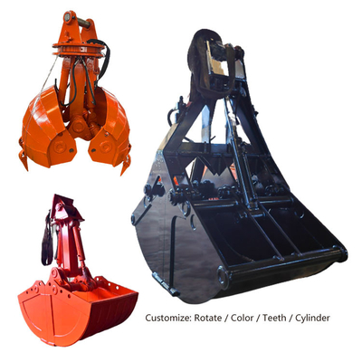 Jaune chaud/gris/etc Komatsu Durable seau à coquille mini seau de pellicule pour pellicule de pellicule de pellicule de pellicule
