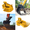 Râteau durable de sylviculture pour l'excavatrice, excavatrice Rake Bucket For Hitachi Zx200 Zx300 de Q355B