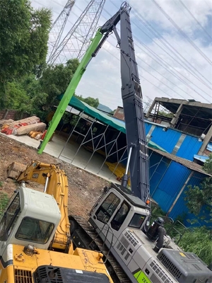 Long boom de démolition de bras de portée de la portée élevée 28m de Q355B Q690D pour des excavatrices