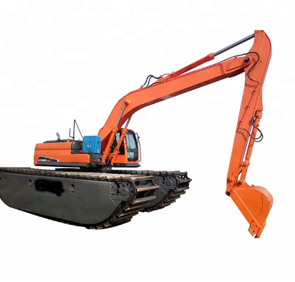 Long boom de portée de 14m pour l'utilisation d'excavatrice de CAT CAT320 au dragage de rivière