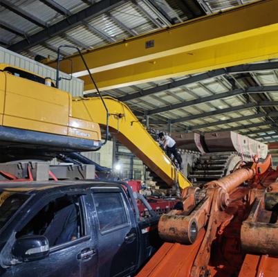 Long boom de portée de 14m pour l'utilisation d'excavatrice de CAT CAT320 au dragage de rivière