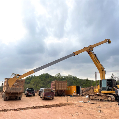 Portée vigoureuse de Telescopic Boom 14m de l'excavatrice CAT320 longue avec le seau résistant