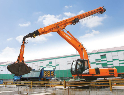 Excavateur à haute efficacité boom télescopique long portée boom excavateur pour creuser plus profondément boom télescopique excavateur clamshell