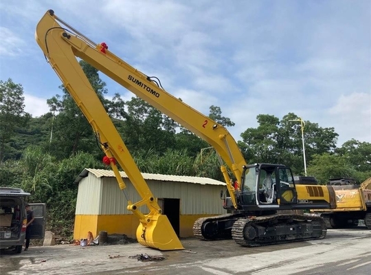 L'excavatrice en acier jaune Boom Arm, CE a certifié la longue excavatrice Arm