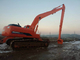 excavatrice d'extension de 24m Boom Arm 30-35ton pour Hyundai Kobelco Kubota