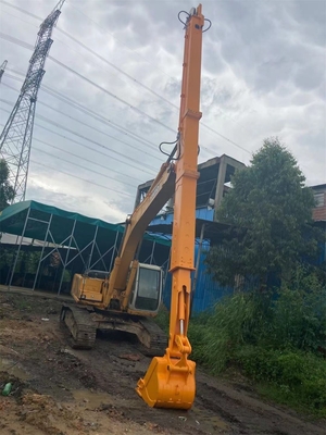 10-36 Ton Excavator Telescopic Boom et bras 25 mètres de lutte contre l'érosion pour Hitachi KOMATSU Kobelco Doosan