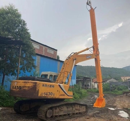 Le bleu jaune orange a adapté le bras aux besoins du client télescopique 14-16m de Dipper pour la construction