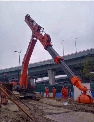 Résistant à trois sections Téléscopique Arm Boom Multiple Longueur Pour Excavator