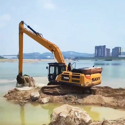 Bras de flèche long pour excavatrice de 10 à 24 m, excavatrice à longue portée pour excavatrice Hitachi Kobelco Sany
