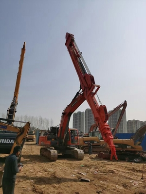 Résistant à trois sections Téléscopique Arm Boom Multiple Longueur Pour Excavator