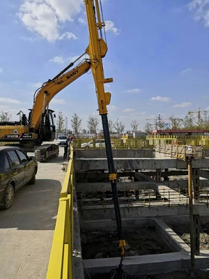 Excavateur à haute efficacité boom télescopique long portée boom excavateur pour creuser plus profondément boom télescopique excavateur clamshell