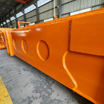 5748kg longue excavatrice Telescopic Boom Arm avec le bloc supérieur pour Hitachi/