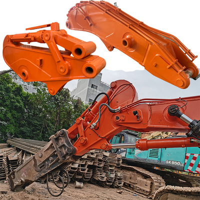 Excavateur à haute résistance tunnel boom boom court excavateur à longue portée bras pour excavateur pour chat hitachi komatsu zoomlion