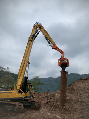 Excavateur à haute efficacité perçage de pile machine de forage de pile conducteur de fixation pour les excavateurs pour le chat hitachi komatsu