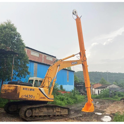 Excavateur à deux sections, bras à téléscope pour 6 à 36 tonnes, avec seau standard