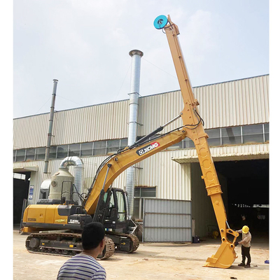 Le bleu jaune orange a adapté le bras aux besoins du client télescopique 14-16m de Dipper pour la construction