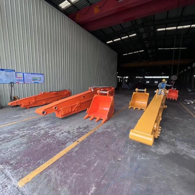 Q355B bras coulissant peint de l'excavatrice avec 12M longueur 0,5cbm capacité du seau Extension coulissante