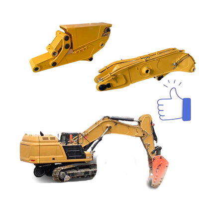 Excavateur à haute résistance tunnel boom boom court excavateur à longue portée bras pour excavateur pour chat hitachi komatsu zoomlion