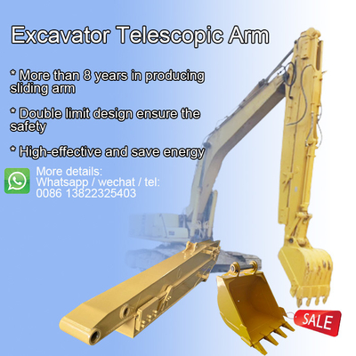 Le plus haut rendement Téléscopieuse excavatrice télescopique boom excavatrice long bras excavatrice bras pour le chat komatsu etc.