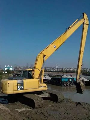 Excavateur à bras étendu Hyundai R215 personnalisé Q355B / Q690D pour l'ingénierie des travaux de terre 20T-40T