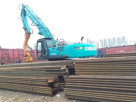 Le bras de pilage de la pelle ZX520 à haut rendement Q355B/Q690D projet de pont ferroviaire de détournement municipal de Sanshui s'ouvre à un angle de 160 degrés