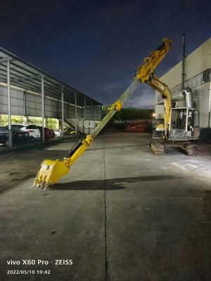 Excavateur à trois sections bras de démolition Hyundai R225 personnalisé 25T-45T projet de démolition de gratte-ciel Q355B
