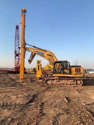 Excavateur multifonctionnel SK350 bras télescopique Deuxième étape BS700/Q690D Pipeline de sous-sol Projet d'excavation de sol en vrac 35T