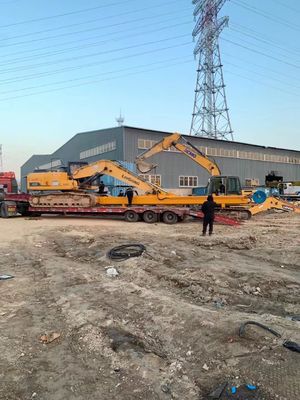 Excavateur multifonctionnel SK350 bras télescopique Deuxième étape BS700/Q690D Pipeline de sous-sol Projet d'excavation de sol en vrac 35T