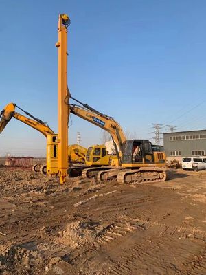 Excavateur multifonctionnel SK350 bras télescopique Deuxième étape BS700/Q690D Pipeline de sous-sol Projet d'excavation de sol en vrac 35T